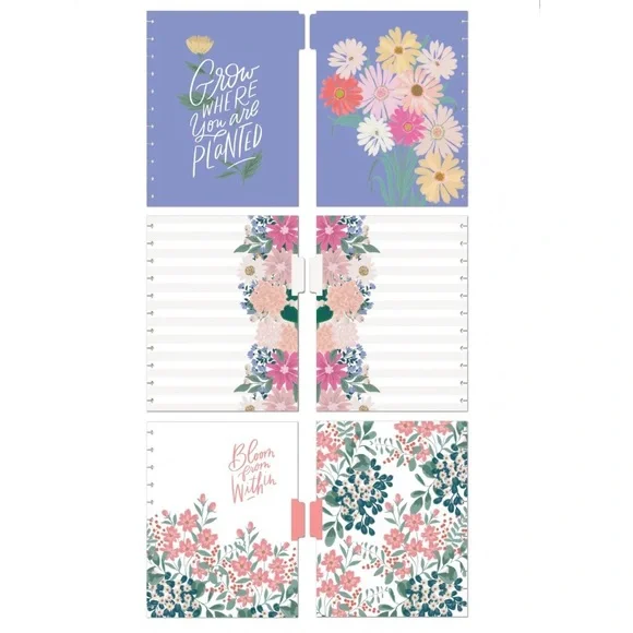 The happy planner Springtime Flora Big Notebook - Picture 4 of 11